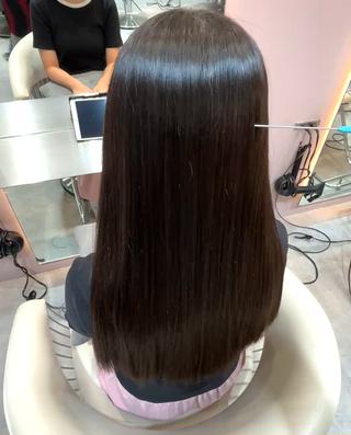 ロング カラー ヘアアレンジ 艶髪特化/矯正/ 髪質改善/吉田光佑のヘアスタイル