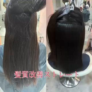 ロング カラー ヘアアレンジ 艶髪特化/矯正/ 髪質改善/吉田光佑のヘアスタイル