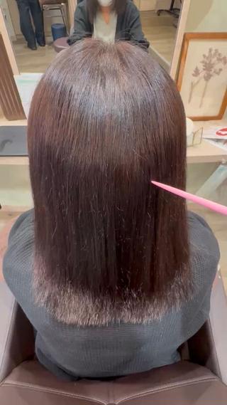 ミディアム カラー 🤍ちなつ /髪質改善ヘアエステのヘアスタイル