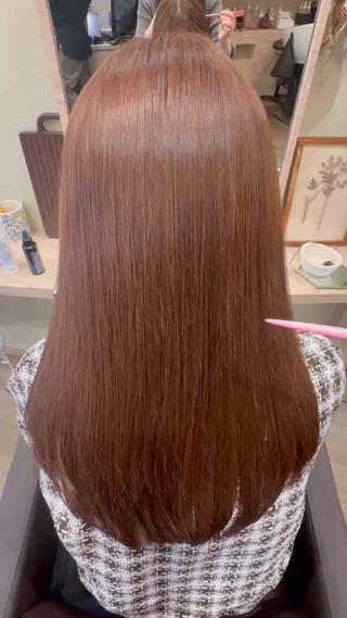 セミロング カラー 🤍ちなつ /髪質改善ヘアエステのヘアスタイル