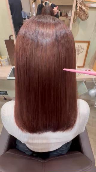ロング 🤍ちなつ /髪質改善ヘアエステのヘアスタイル