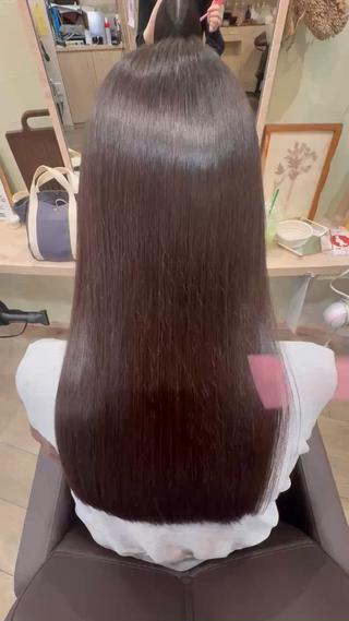 ロング ‎🤍ちなつ /髪質改善ヘアエステのヘアスタイル