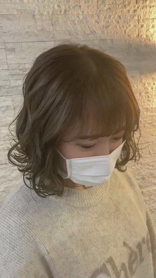 ミディアム カラー 🫧美髪＆艶カラー 増田魁土🫧のヘアスタイル