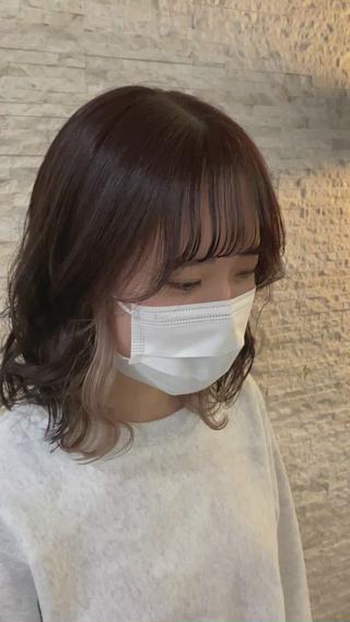 ミディアム カラー 🫧美髪＆艶カラー 増田魁土🫧のヘアスタイル