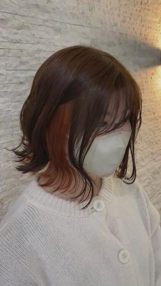 ミディアム カラー 🫧美髪＆艶カラー 増田魁土🫧のヘアスタイル
