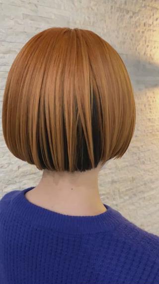 ショート カラー 🫧美髪＆艶カラー 増田魁土🫧のヘアスタイル