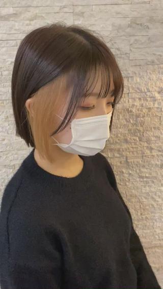ミディアム カラー 🫧美髪＆艶カラー 増田魁土🫧のヘアスタイル