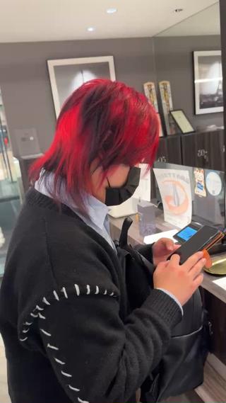 セミロング カラー メンズ 🦄ハイトーンカラー 吉祥寺駅徒歩5分🌈のヘアスタイル