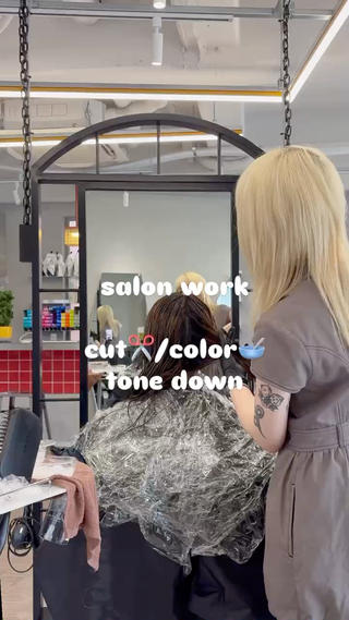 ミディアム 褒められる ハイトーン⭐️カノンのヘアスタイル