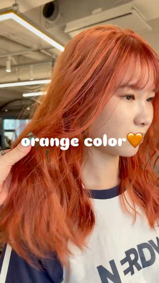 セミロング 褒められる ハイトーン⭐️カノンのヘアスタイル