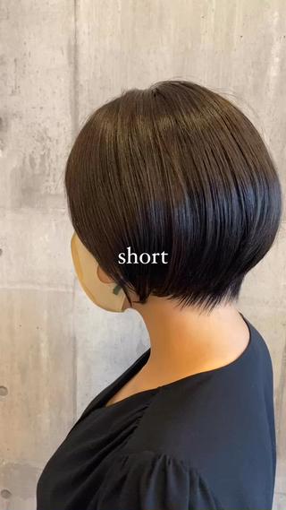 丸みのある女性らしいショート♡