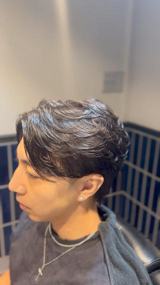 ショート 新宿無料メンズカット 松橋　風弥のヘアスタイル