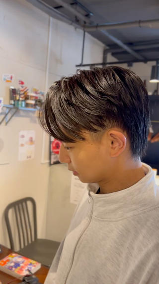ショート 新宿無料メンズカット 松橋　風弥のヘアスタイル