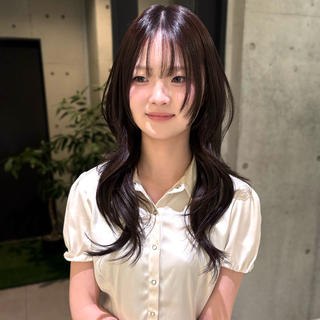ロング カラー riko/レイヤー/ 髪質改善/ヘアセットのヘアスタイル