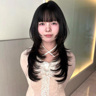 ロング riko/レイヤー/ 髪質改善/ヘアセットのヘアスタイル