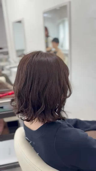 ゆるふわボブスタイル 