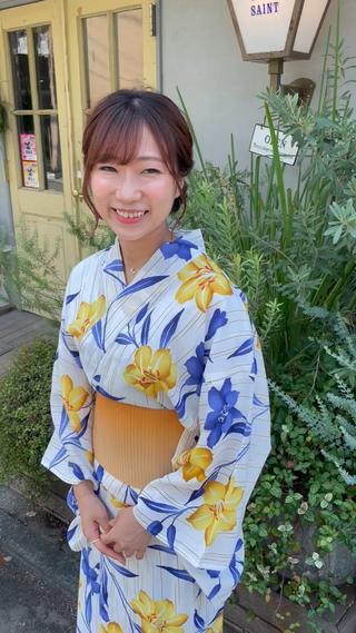 セミロング ヘアアレンジ KURIAハイトーン /ピンクカラー/ボブのヘアスタイル