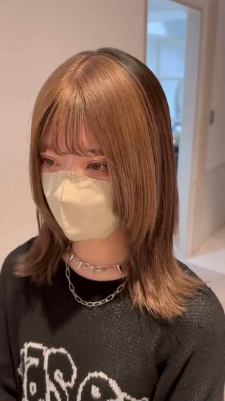 ミルクティーグレージュ
デザインカラー
※ブリーチあり。