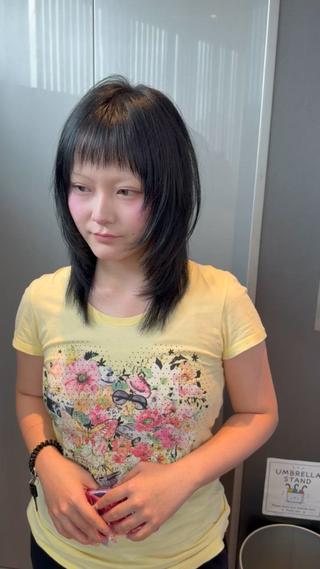 ロング 似合わせカット/ デザインカラー🦄のヘアスタイル
