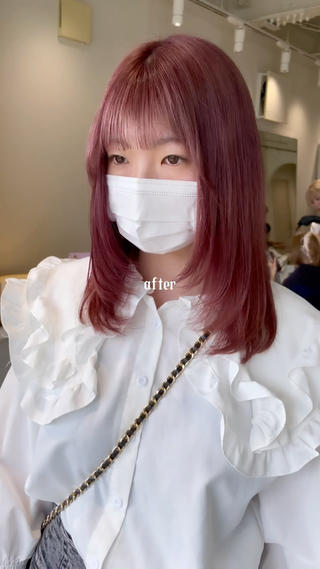 layer cut × pink