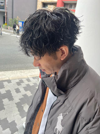 波巻きパーマ好き必見
僕のこだわり抜いた波巻きパーマです!