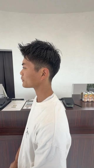 ショート メンズ 荒木 郁実のヘアスタイル