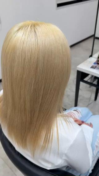 ミディアム カラー ciate山口 TAKUMAのヘアスタイル