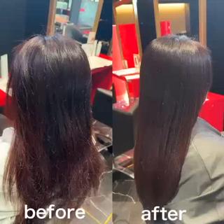 セミロング ブリーチカラー/ 岩破瑞希のヘアスタイル