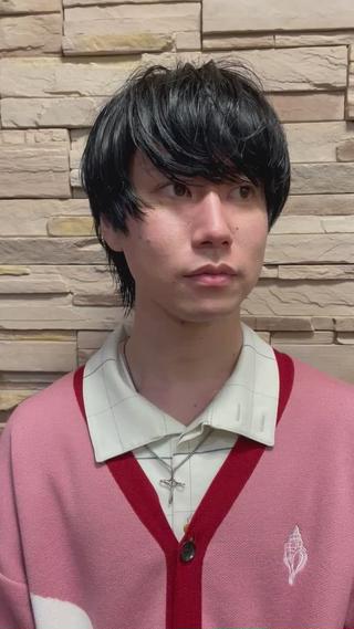 ショート カラー メンズ 浅岡 昭汰のヘアスタイル