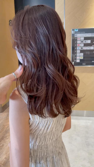 ロング カラー Kamie 三宮のヘアスタイル