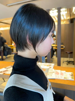 くびれのショートで乾かしただけでまとまります!