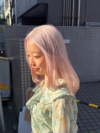 #グレージュ#ココアグレージュ#ホワイトベージュ#ホワイトブロンド#ミルクティーベージュ#ミルクティーグレージュ#ラベンダーベージュ#ラベンダー#ピンクブラウン#ピンクカラーダブルカラー#髪質改善#ブリーチ#ボブ#リタッチ#ケアブリーチ#イルミナカラー#韓国#ミルクティーピンク#グレーアッシュ