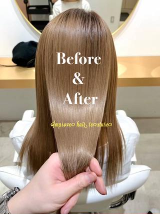 ロング 美髪矯正・髪質改善 【中村吉孝】のヘアスタイル