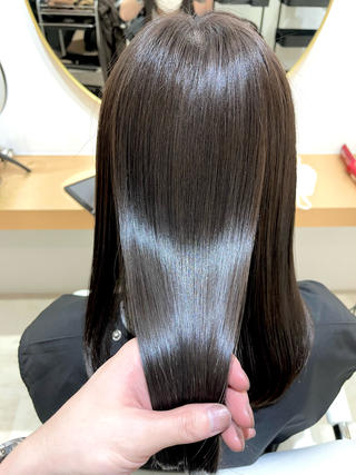 セミロング 美髪矯正・髪質改善 【中村吉孝】のヘアスタイル