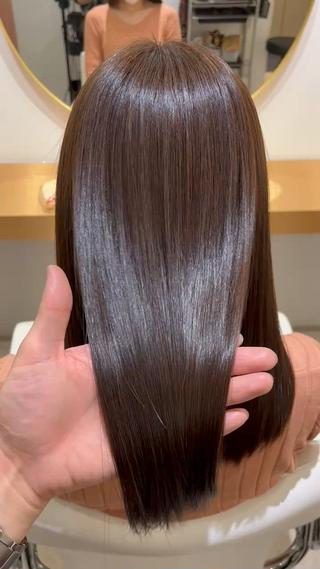 セミロング 美髪矯正・髪質改善 【中村吉孝】のヘアスタイル
