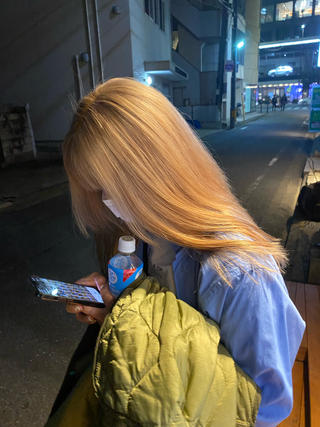 white blonde