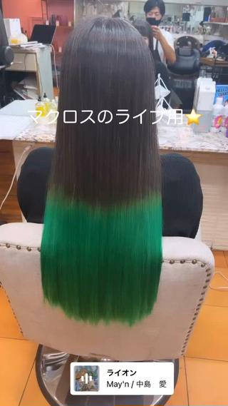 ロング カラー 内藤 達也のヘアスタイル