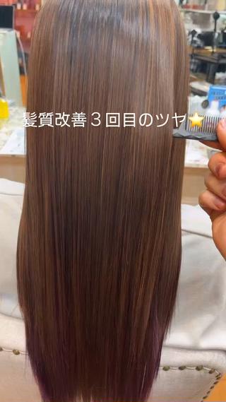 ロング 内藤 達也のヘアスタイル