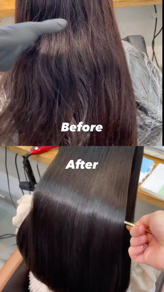 Before / Afterを同時再生で比較
広がり・うねり・まとまりにくさでお悩みの方へ。
酸性ストレートで、硬くならない柔らかな質感と自然なまとまりを目指します!
ただクセを伸ばすだけじゃなく、乾かすだけでも扱いやすい髪に。
広がりやうねりが気になる
縮毛矯正のピンピンした仕上がりが苦手
ツヤのある自然なストレートにしたい
毎朝のスタイリングを楽にしたい
そんな方におすすめです!
髪の状態をしっかり見極め、一人ひとりに合わせて施術します
原宿で髪質改善・酸性ストレートをお探しの方、ぜひ一度お任せください!
ミニモからのご予約お待ちしております