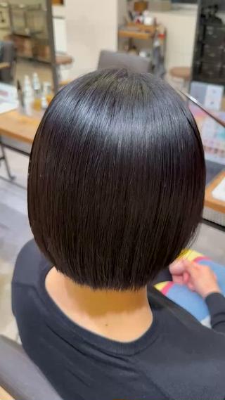 ショート やはらりの/ 酸性ストレートのヘアスタイル