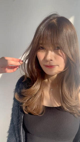 色っぽ艶ベージュでモテヘアに♡