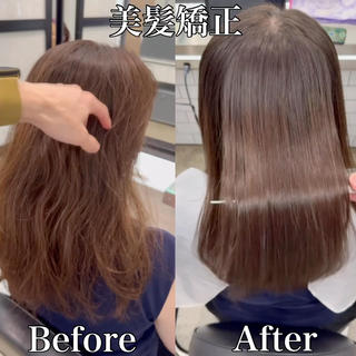 梅雨時の味方、美髪矯正
乾かすだけで、毎日艶髪続きます！ 