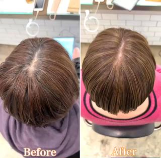 Enjoy Your Gray hair
白髪染めをいっさい使わない脱白髪染め!
白髪を生かして透明感ある髪色になれます
細かめにハイライトを入れて全体はベージュ系に!
#脱白髪染め #白髪ぼかし