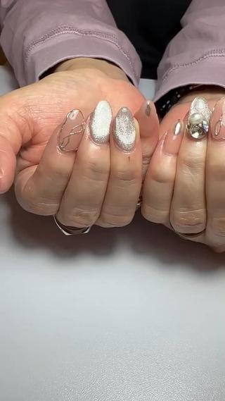 セミロング shandy nailのネイルデザイン