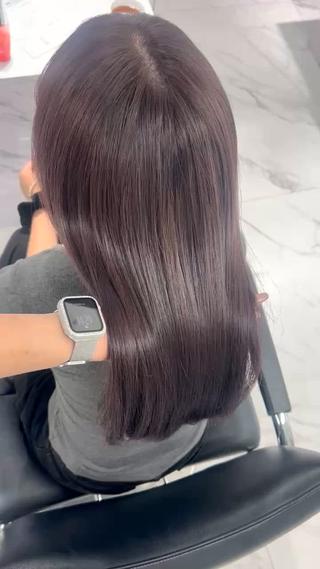 カラー ❤︎REIKA❤︎ ブリーチなしWカラーのヘアスタイル