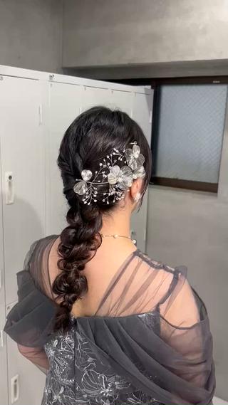 編みおろしhair