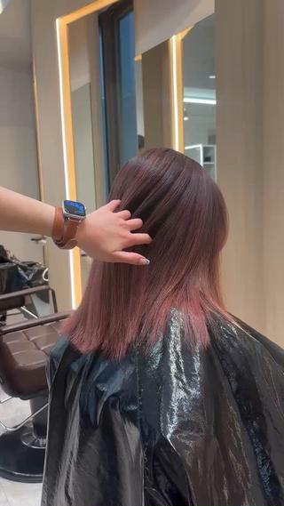 ロング 奈良夏菜/レイヤー /バレイヤージュのヘアスタイル