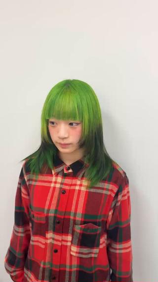 セミロング 🌺名古屋ハイトーン SOLAデザインのヘアスタイル