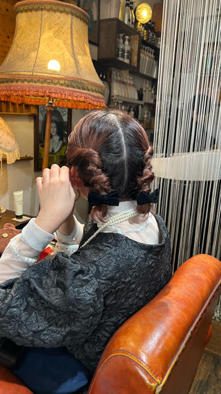 ショート ヘアアレンジ BRITS 渡辺 菜々子のヘアスタイル