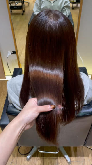 ロング カラー パーマ レイヤー/縮毛矯正 🪄chihiroのヘアスタイル